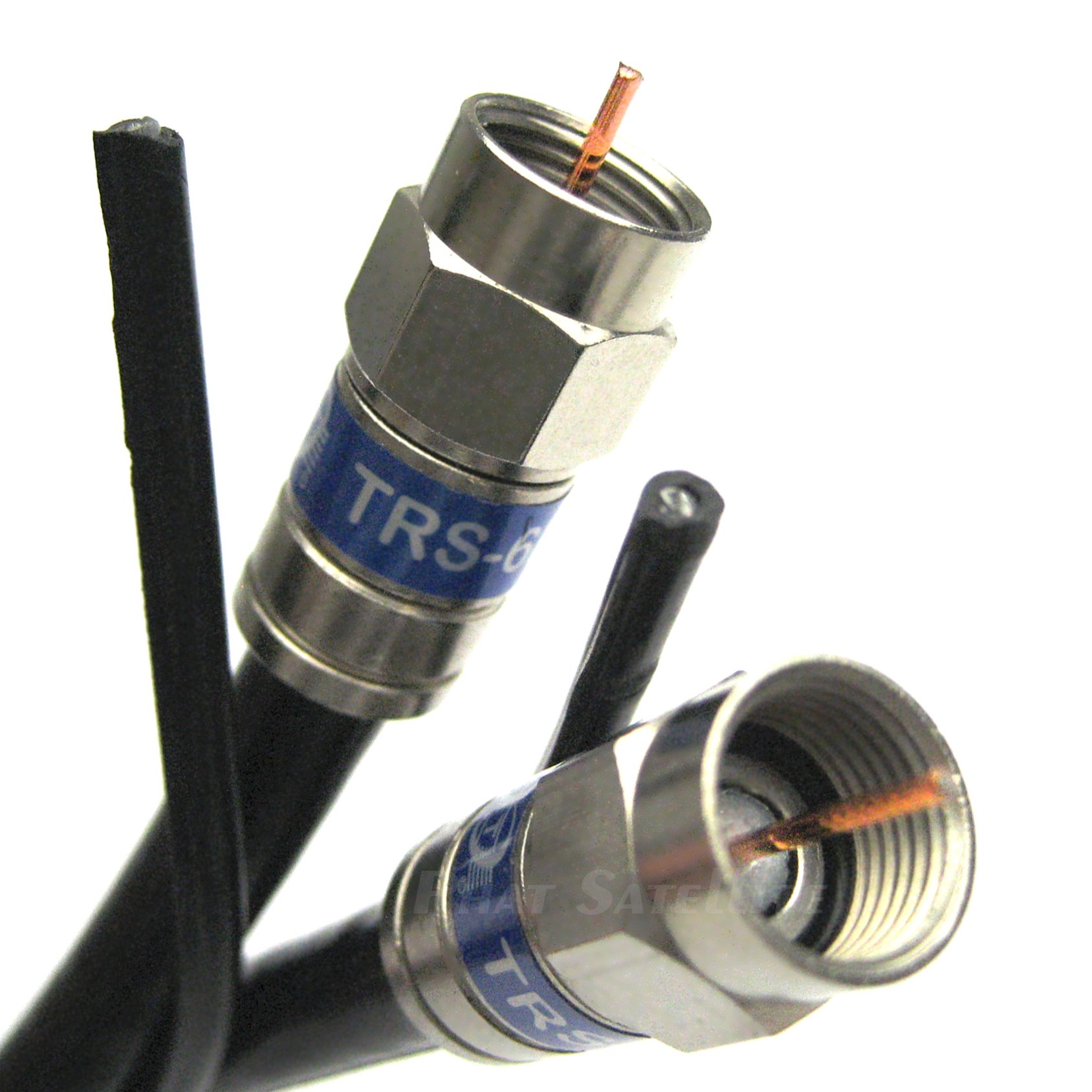 ケーブル　RG6 Cable 100ft Amazon.com: 100ft Aerial COAXIAL RG6 Messenger Cable w